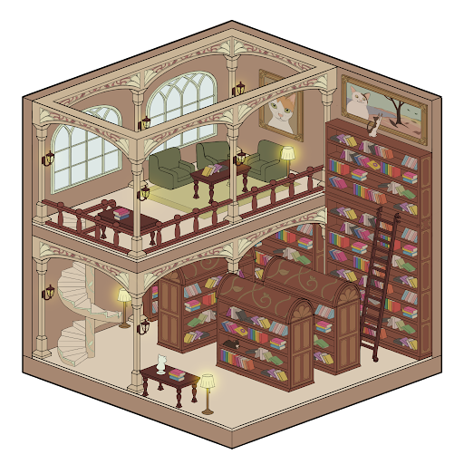 isometric library concept design